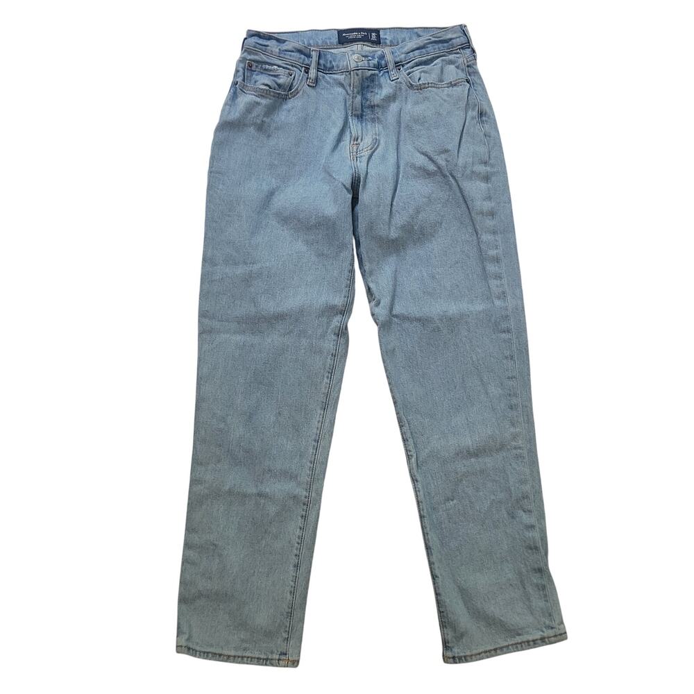 Abercrombie & Fitch Size 30x32 Light Wash Athletic Vintage Stretch Denim Jeans
